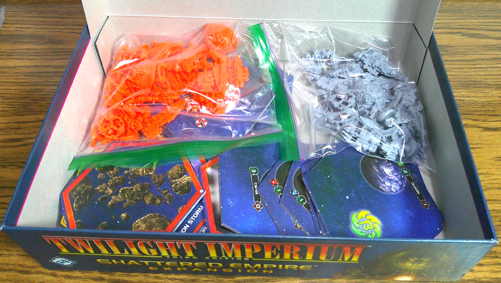 Twilight Imperium Shattered Empire Expansion Fantasy Flight Games 2010