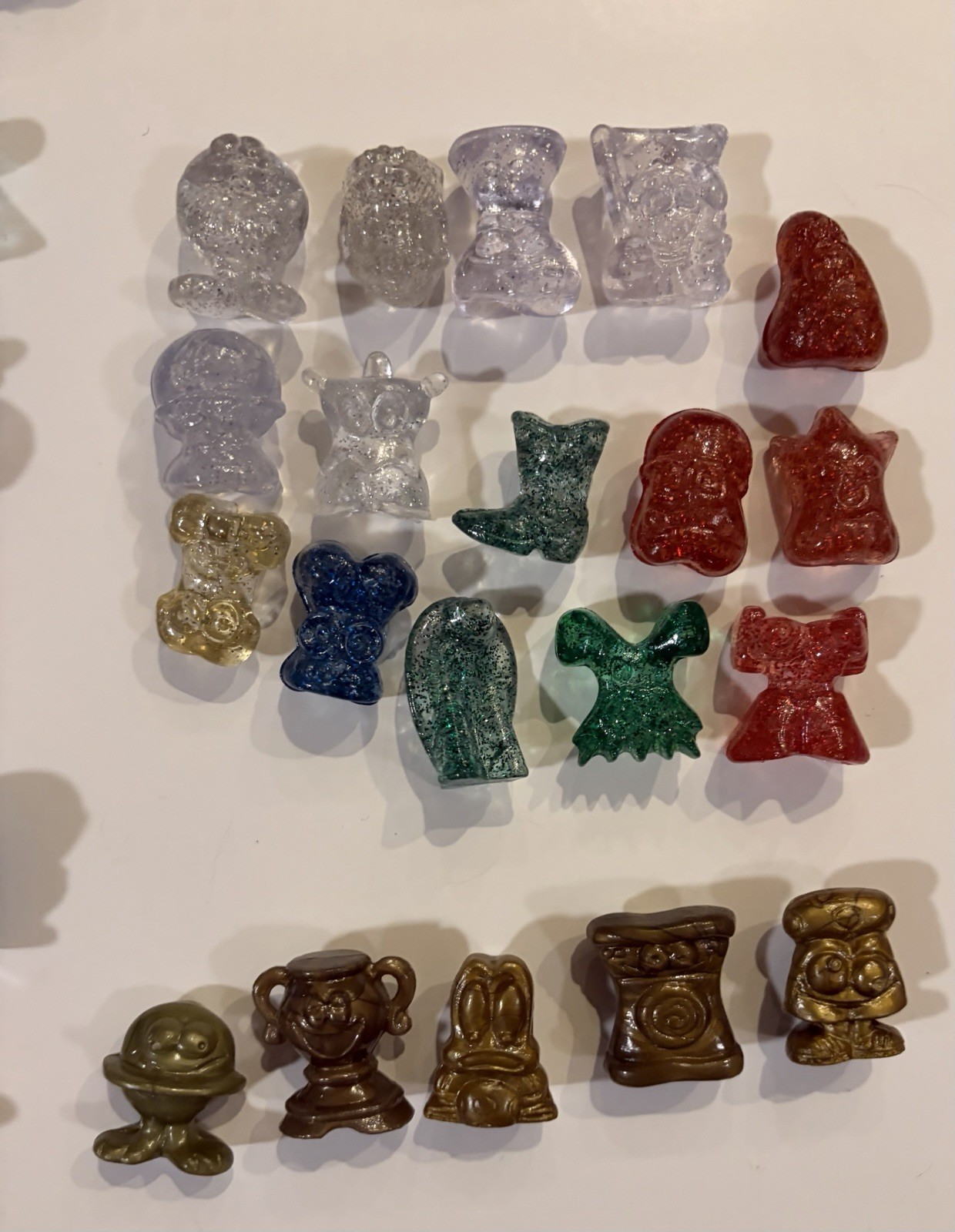 450 Piece Lot – GoGoS CRAZY BONES – Eggy, Aliens, Glitter, Jaws, Clear, Etc