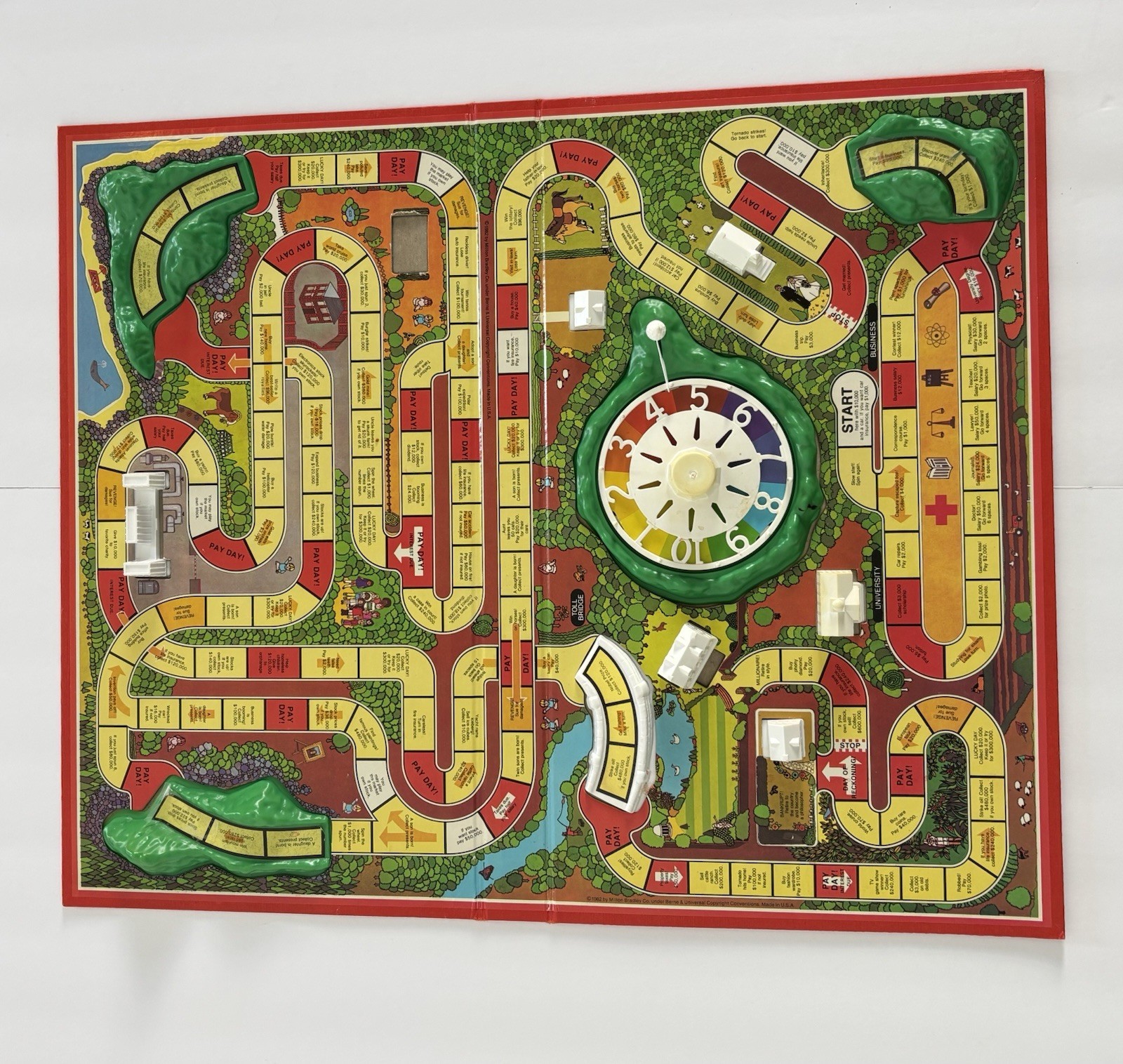 Milton Bradley The Game of Life Family Board Game 2-8 Players Ages 9-Adult 1981