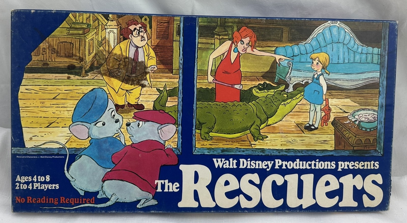 1977 The Rescuers Game by Parker Brothers Complete in Great Condition FREE SHIP