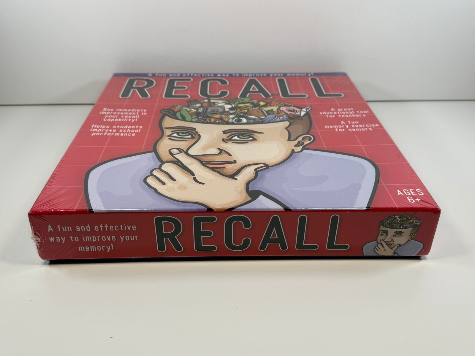 Recall Memory Game – The Fun and Effective Memory Improvement Tile Game Sealed
