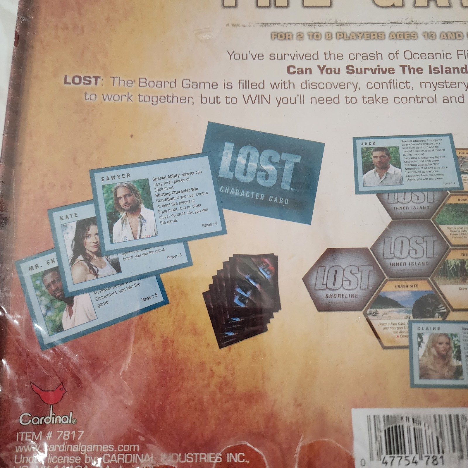 SEALED, LOST THE BOARD GAME COLLECTORS TIN BOX EDITION 2006 TV SHOW