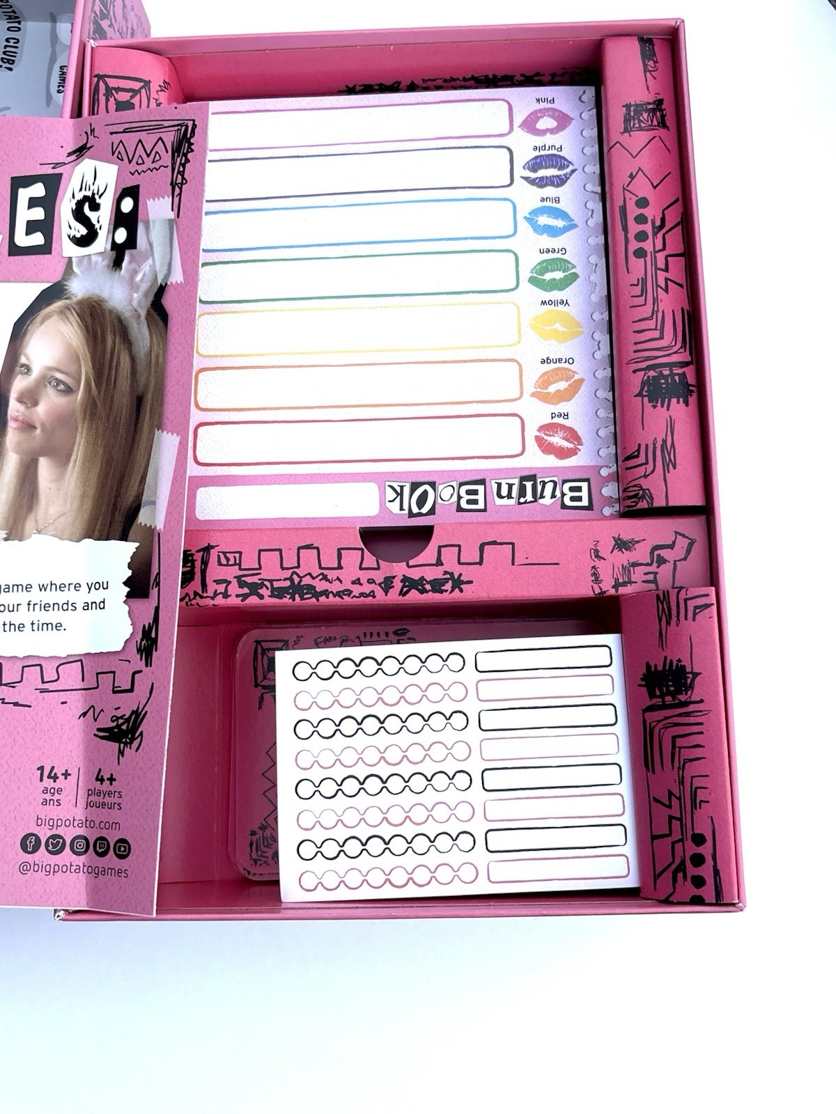 Mean Girls The Party Game Burn Book Edition Big Potato Games Complete