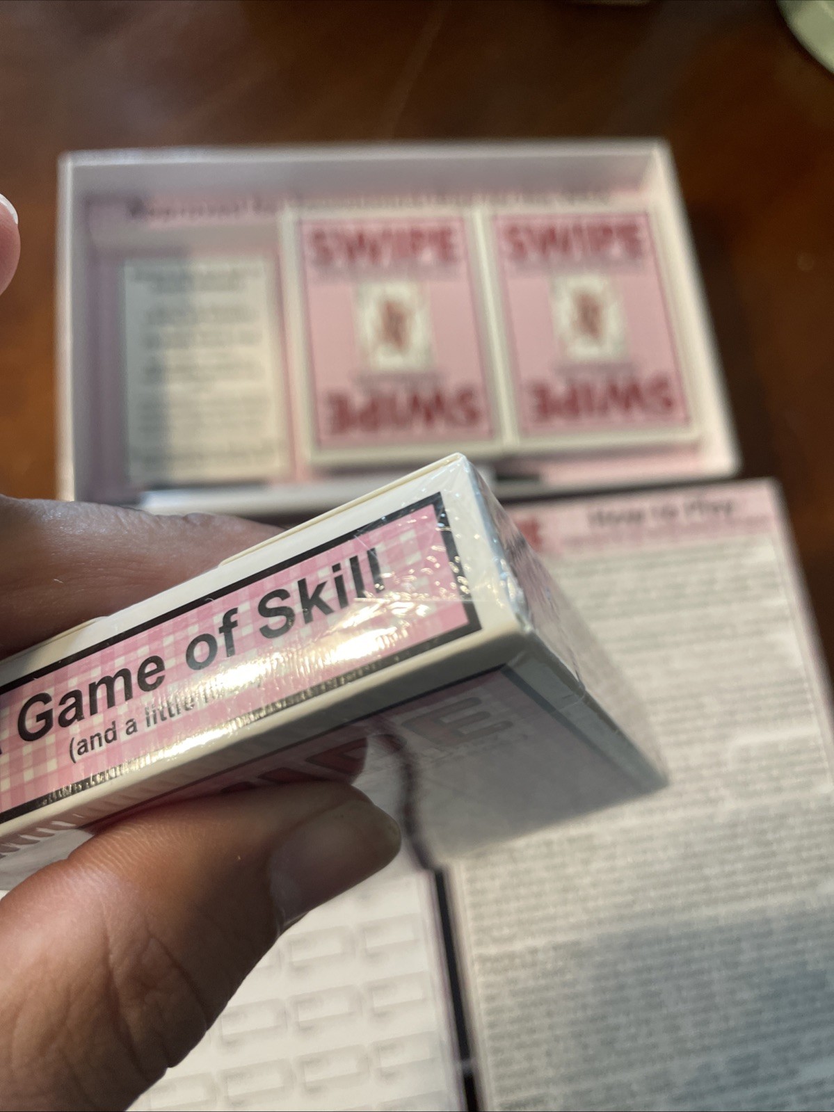 Swipe Card Game – Fun & Strategy for Teens, Adults, Seniors – Open Box NEW