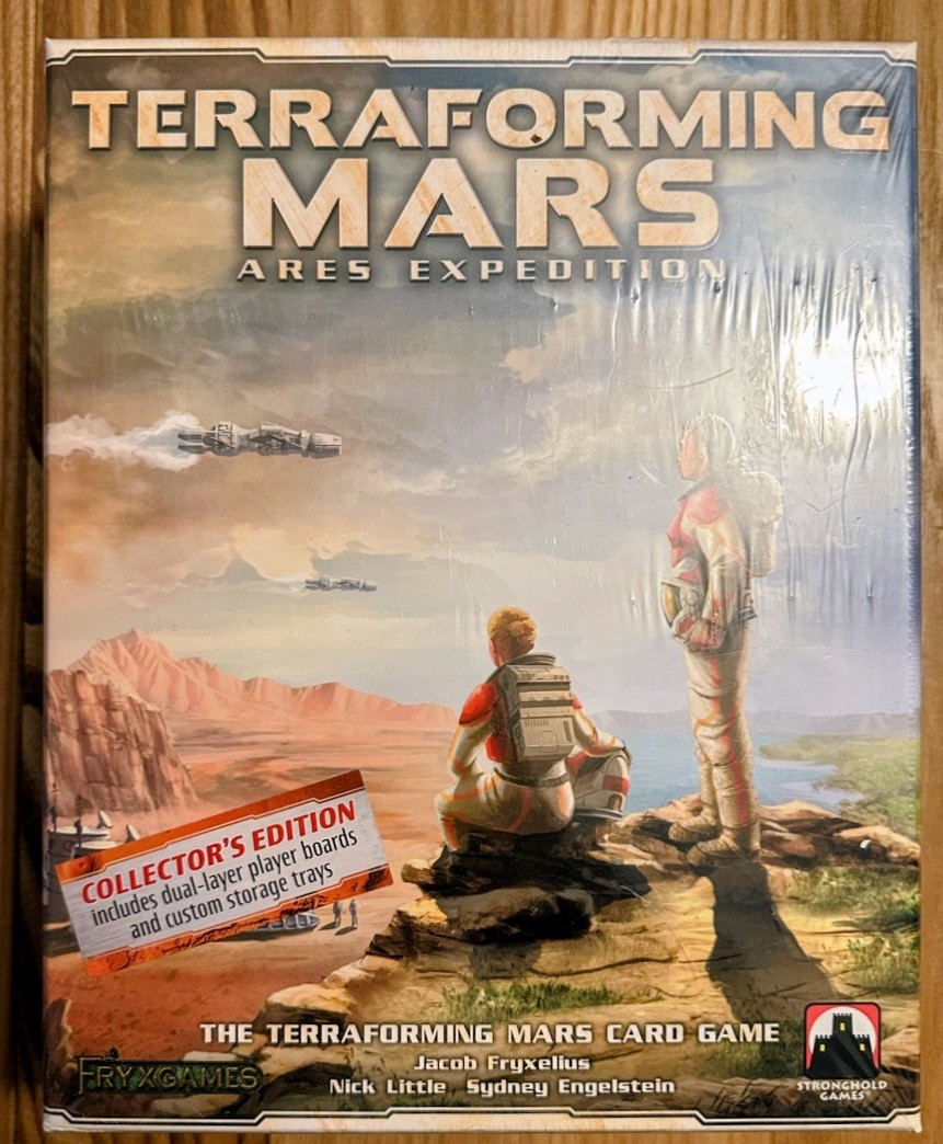 Terraforming Mars Ares Expedition Board Game- Collectors Edition Brand New