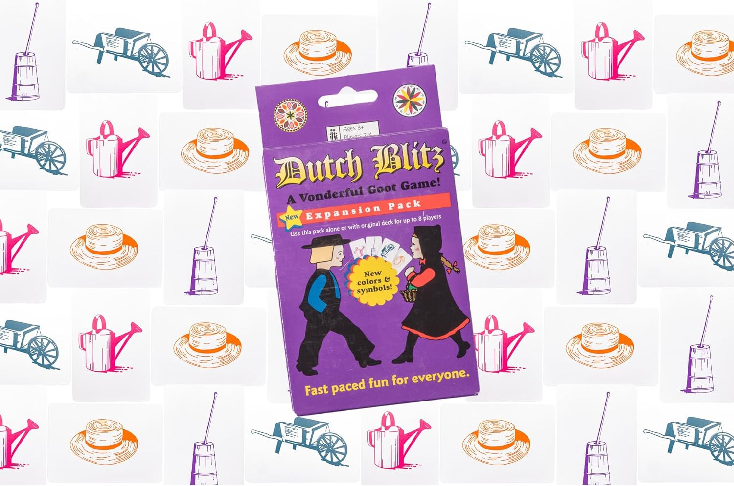 Dutch Blitz: Purple Expansion Pack – Use Alone or W/ Original Deck to Play W/ 2-