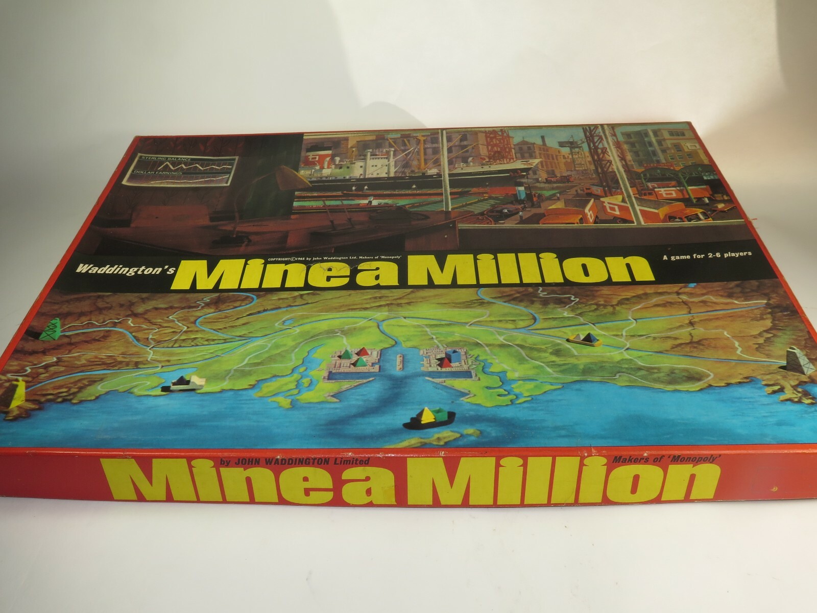 REPLACEMENT PLAYING PIECES Vintage Waddington’s Board Game Mine a Million