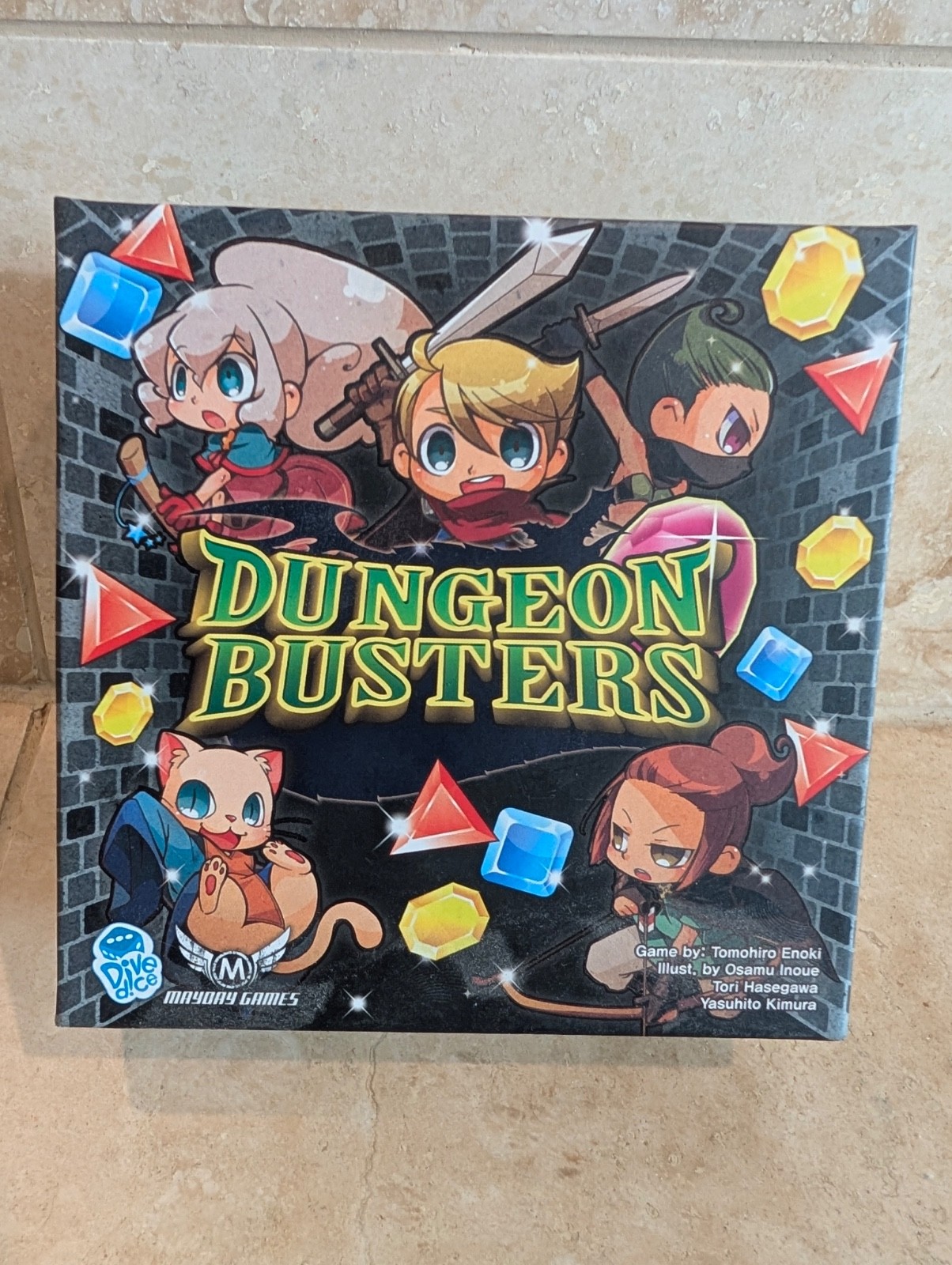 Dungeon Busters Board / Card Game Mayday Games Kickstarter Limited Edition
