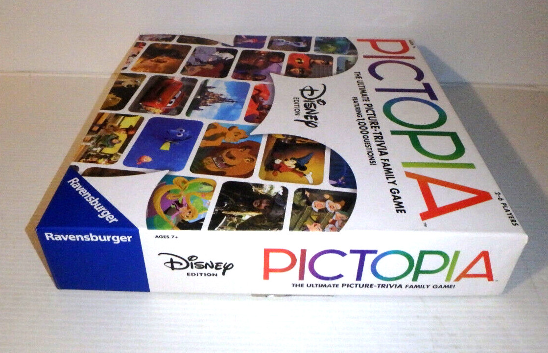 RAVENSBURGER Disney “PICTOPIA” The Ultimate Picture Trivia Family Game ~ LN!