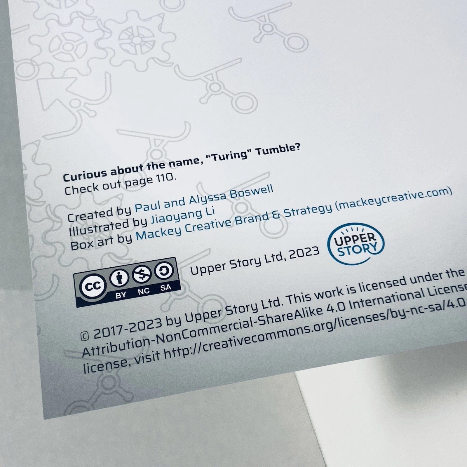Turing Tumble Puzzle Book Marble Powered Educational Game Piece BOOK ONLY 2023