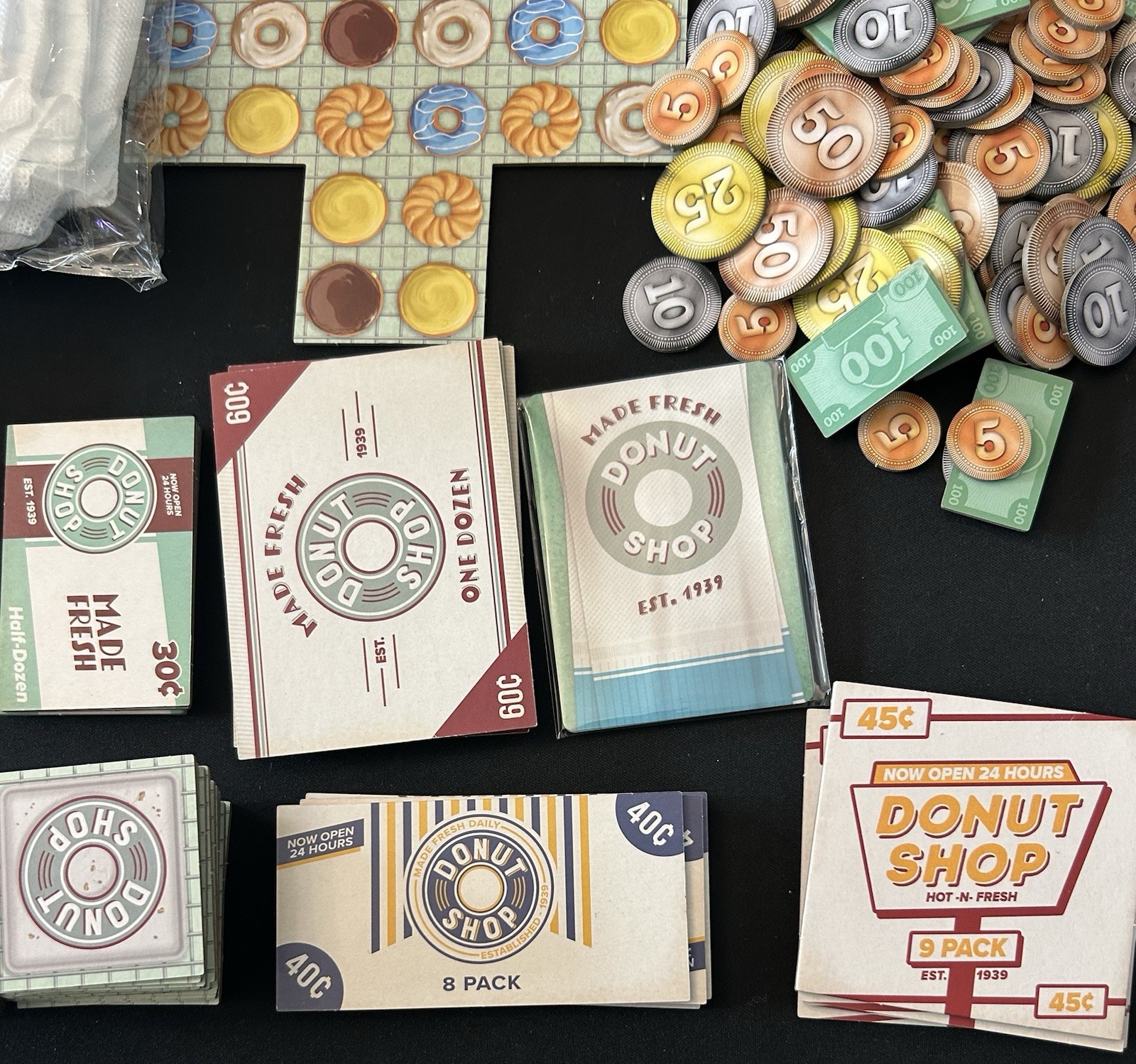 Donut Shop Board Game Deluxe Edition by 25th Century Games Complete
