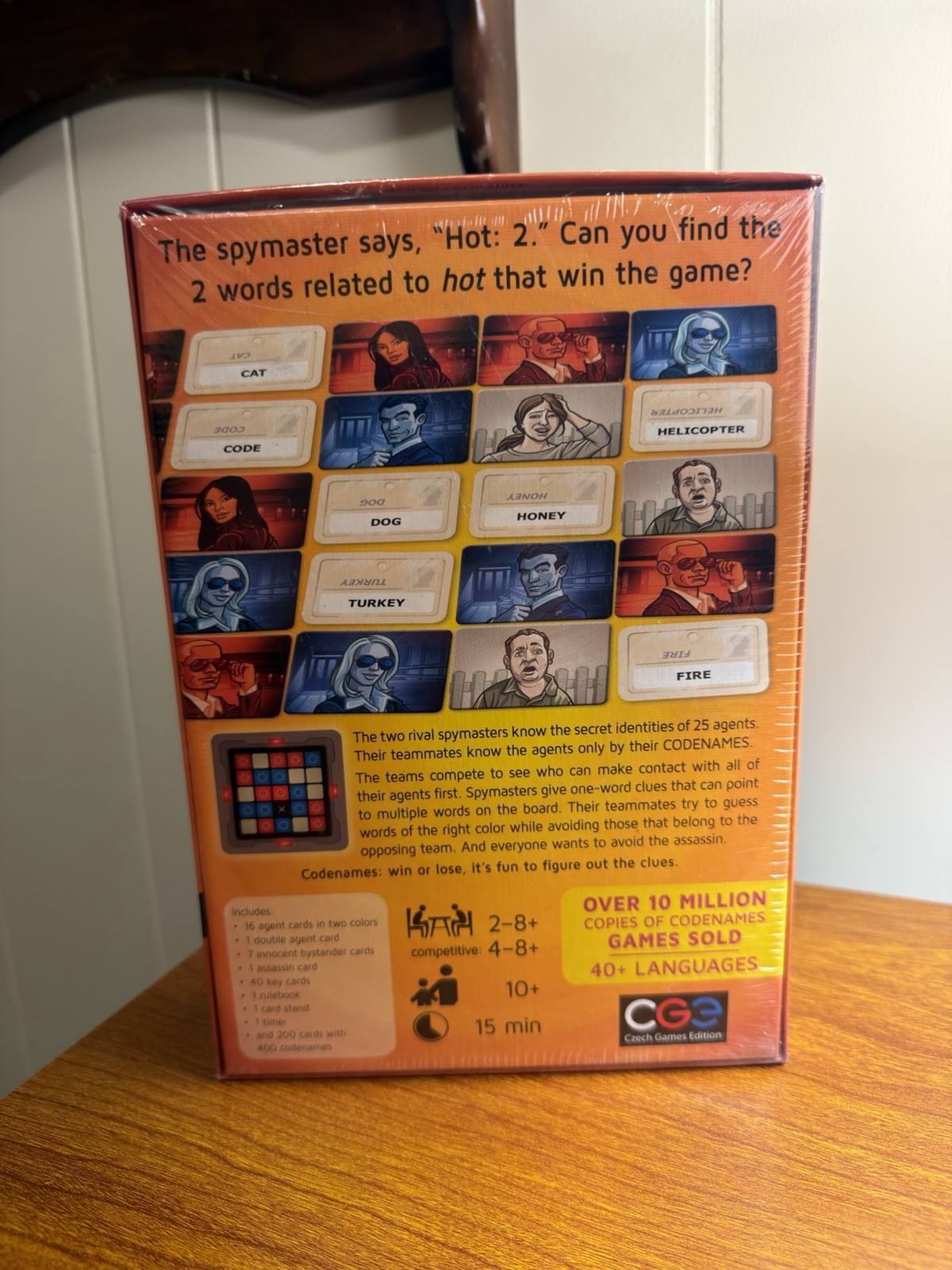 Czech Games Codenames Board Party Game Complete Top Secret Word Game Sealed