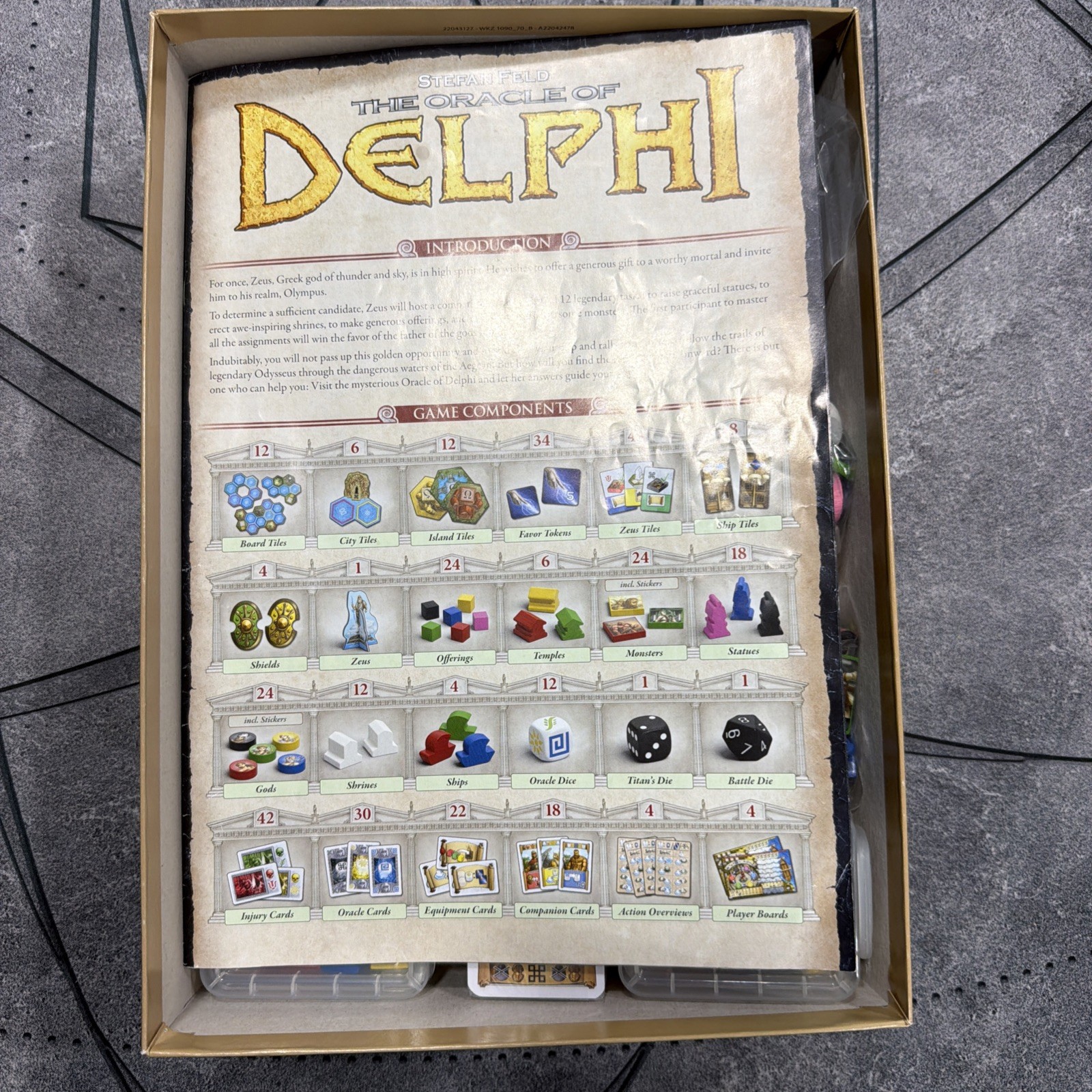 The Oracle of Delphi Seafarer Pillars Expansion Board Game Stefan Feld TMG Games