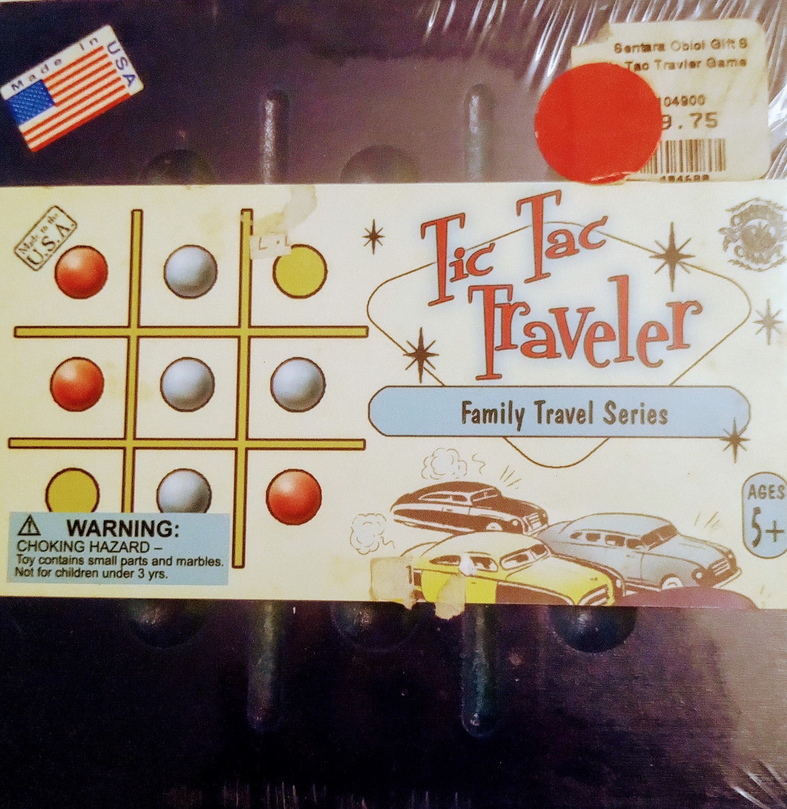 Vtg Family New Travel Games -Triangle Solitaire, Fox & Geese, Tic Tac Traveler