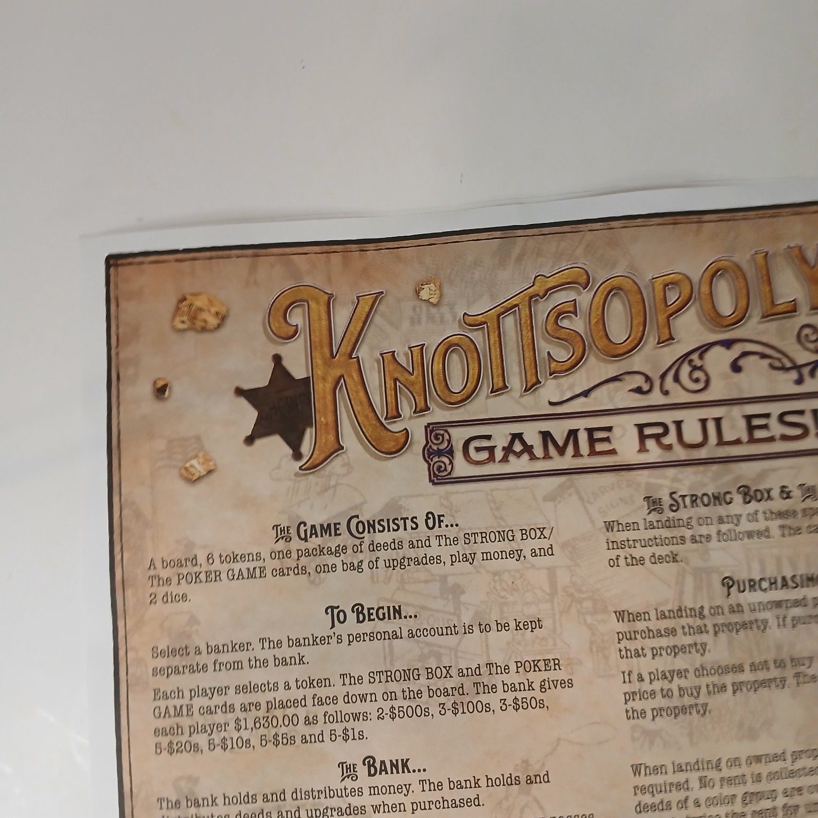 Knottsopoly Ghost Town Edition Knott’s Berry Farm Board Game Monopoly Complete