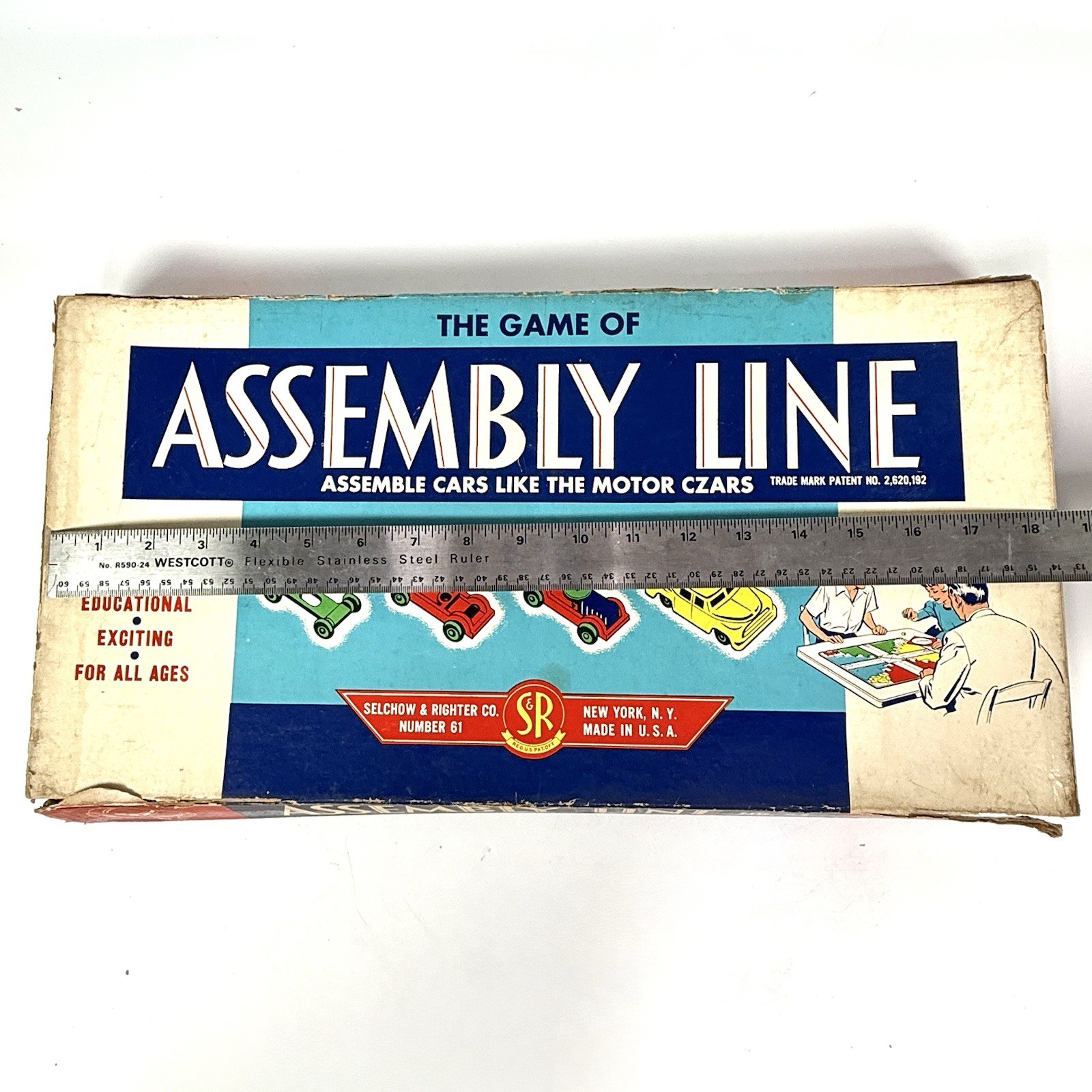 The Game of Assembly Line – Selchow & Righter Co. Board Game No. 61 USA 1953