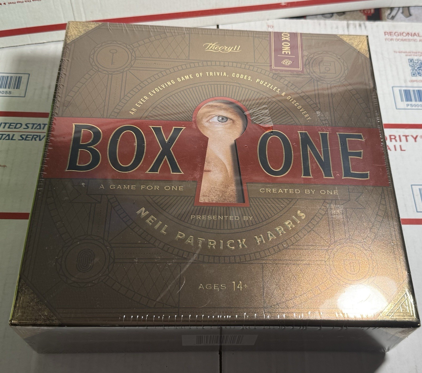 BOX ONE PRESENTED BY NEIL PATRICK HARRIS BOARD GAME (BRAND NEW SEALED)
