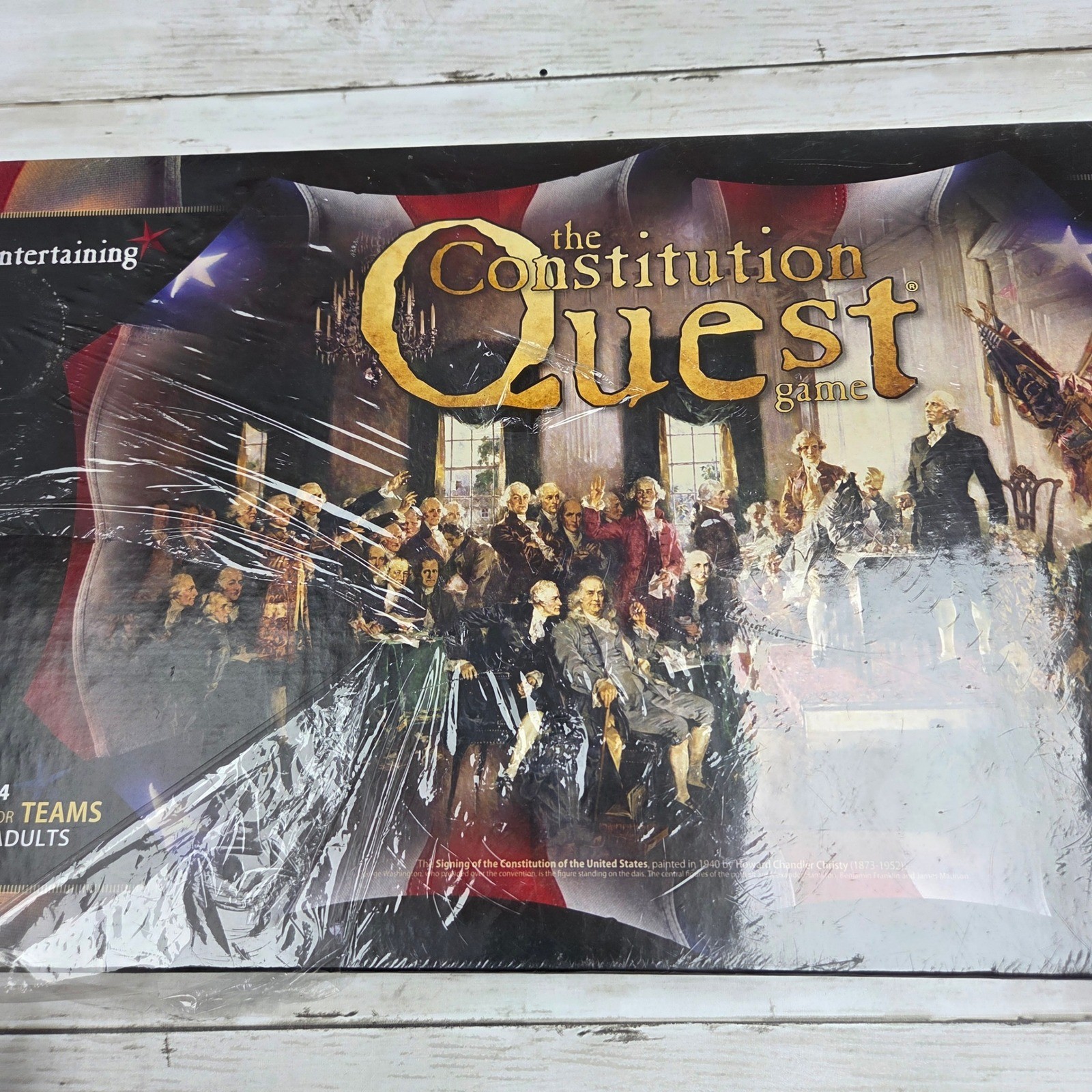Cognitive Square The Constitution Quest Game Board Game New