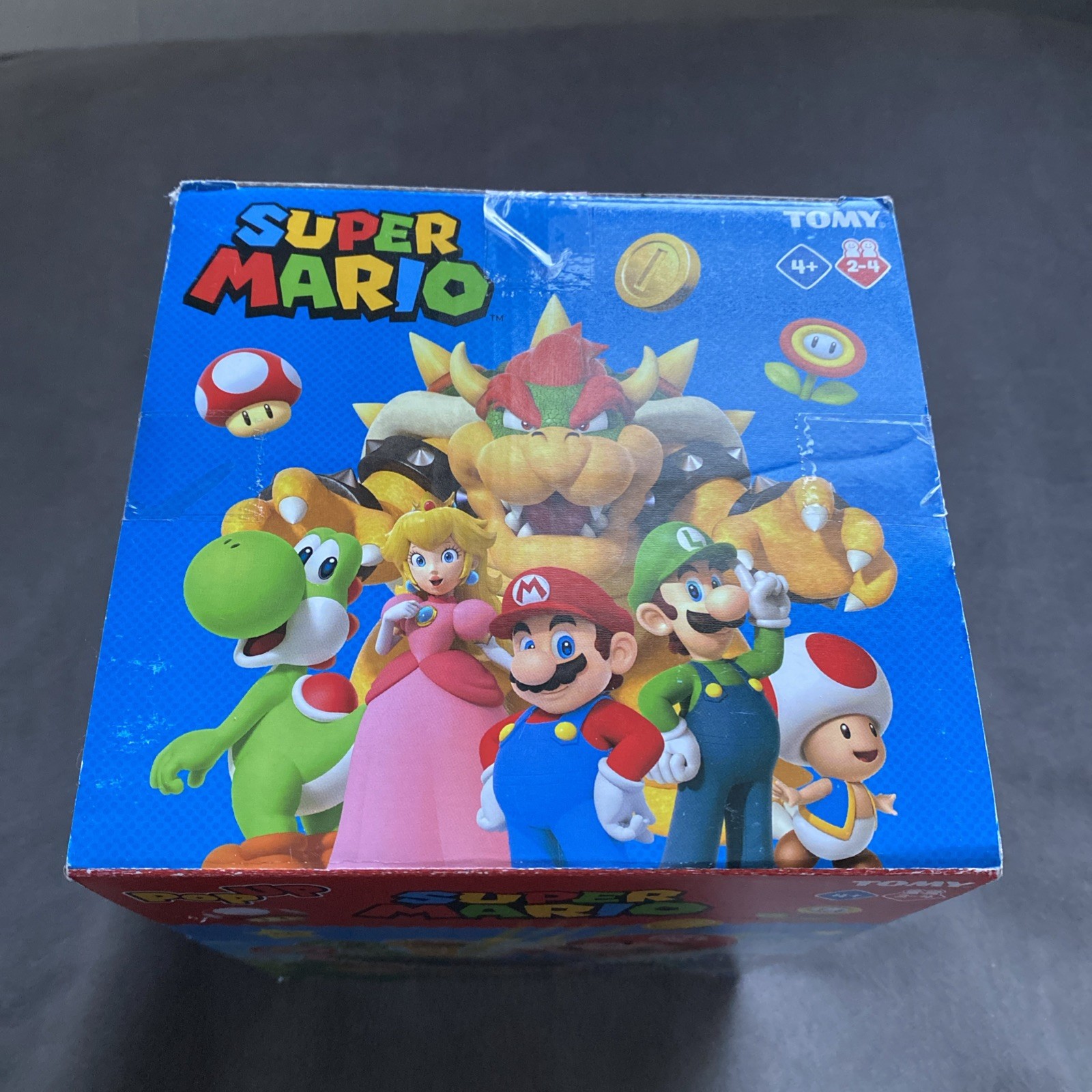 TOMY Pop Up Super Mario Game for Kids Ages 4+ Family Fun 2-4 Players Toy