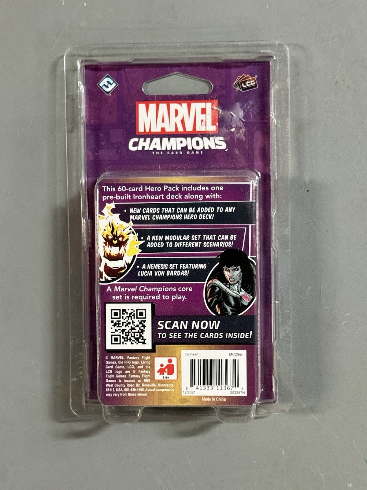 Marvel Champions Ironheart Hero Pack NEW Sealed LCG Fantasy Flight Games