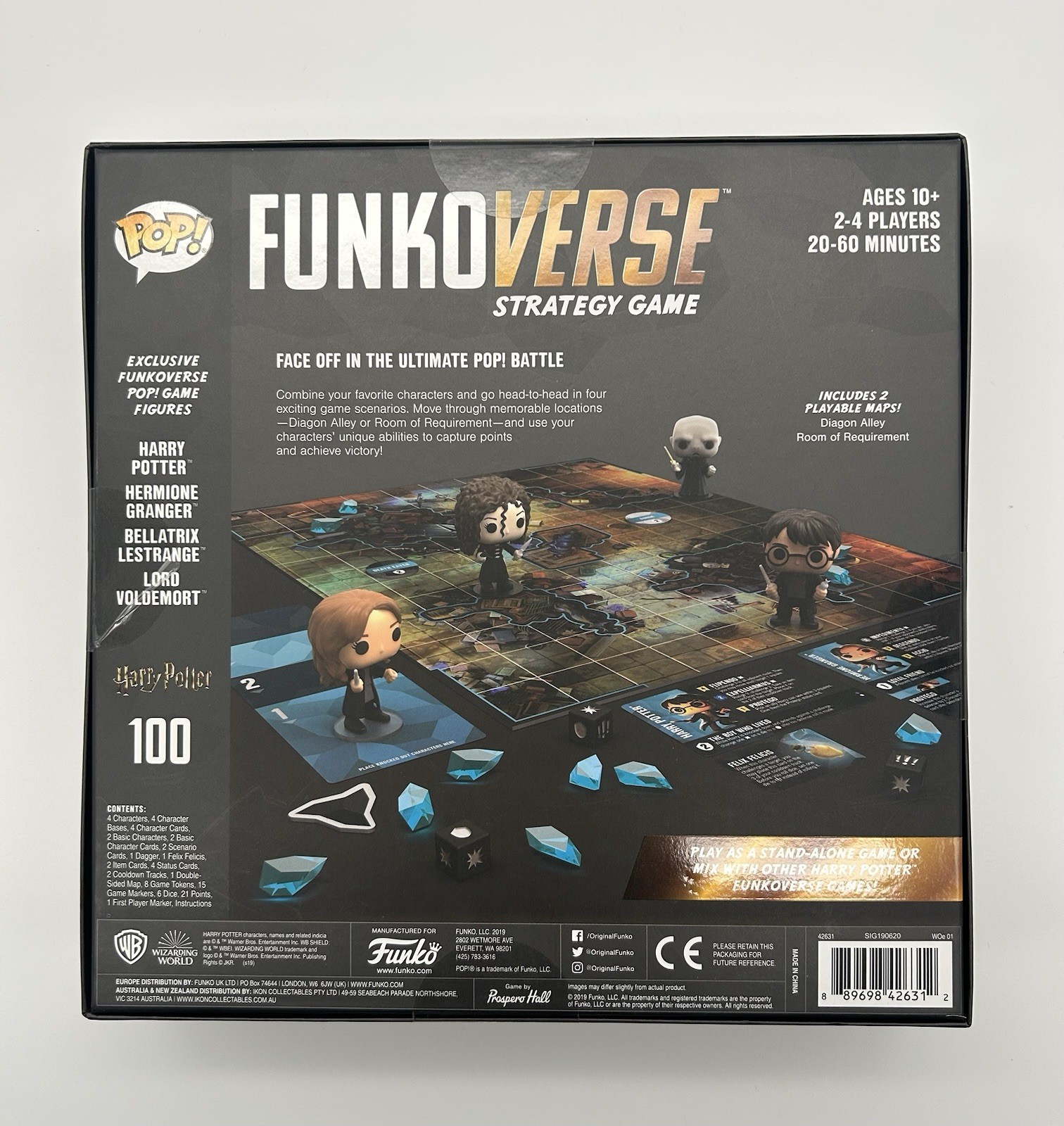 Funko Games Funkoverse Strategy Game Harry Potter 100 Exclusive Figures 2-4 10+