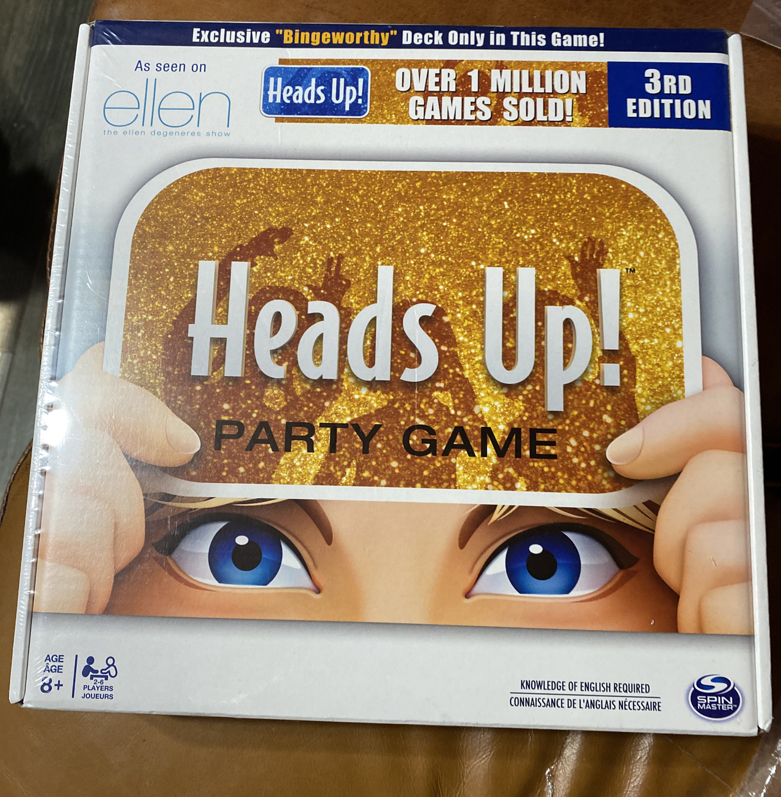 Heads Up Family Party Game As Seen On Ellen Ages 8+ NEW Sealed