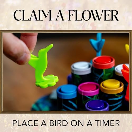 Hummingbirds Board Game, A Real-Time, Push Your Luck Dexterity Party Game,