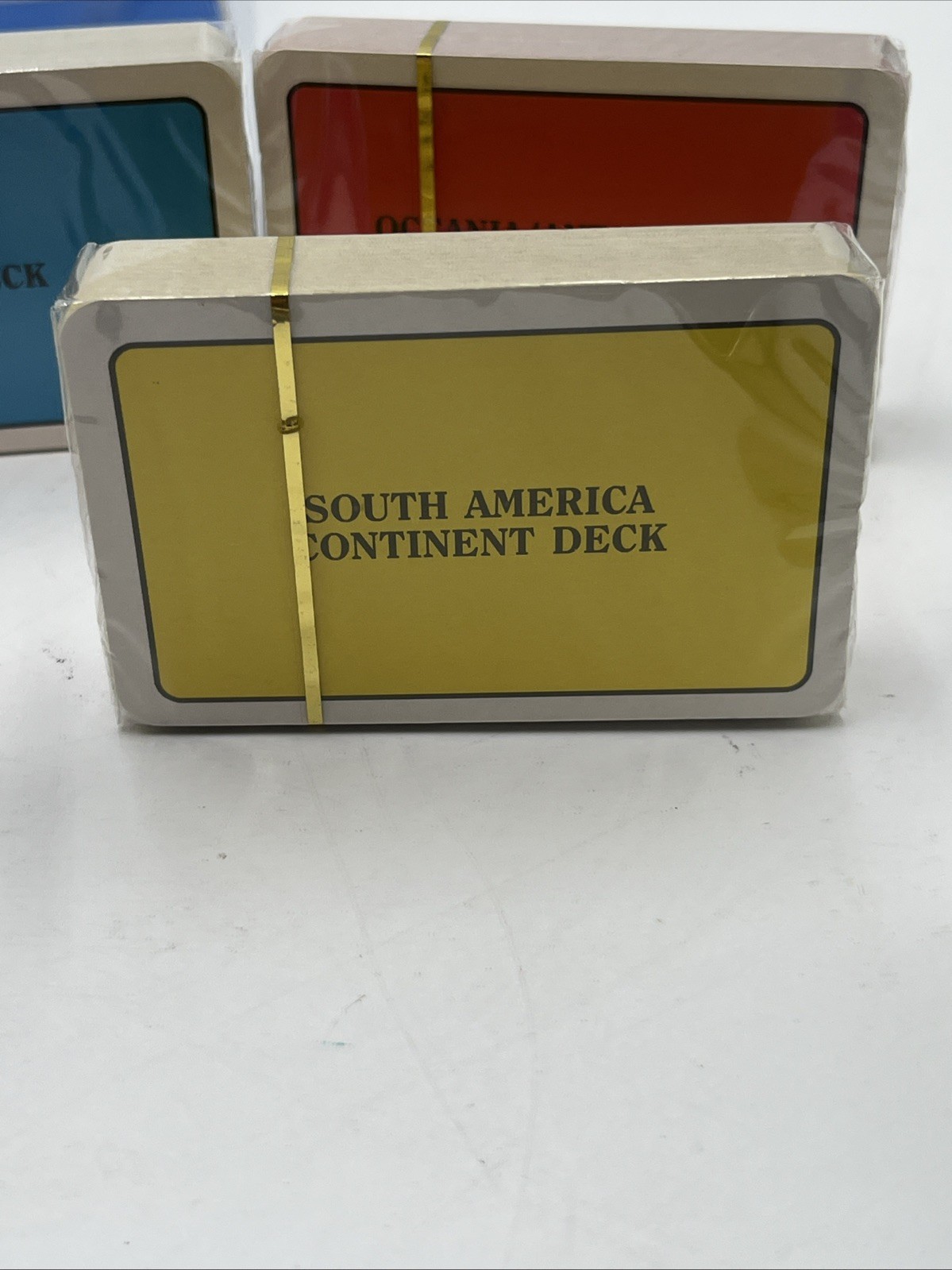 1990 On Assignment With National Geographic Game New Sealed Replacement Decks