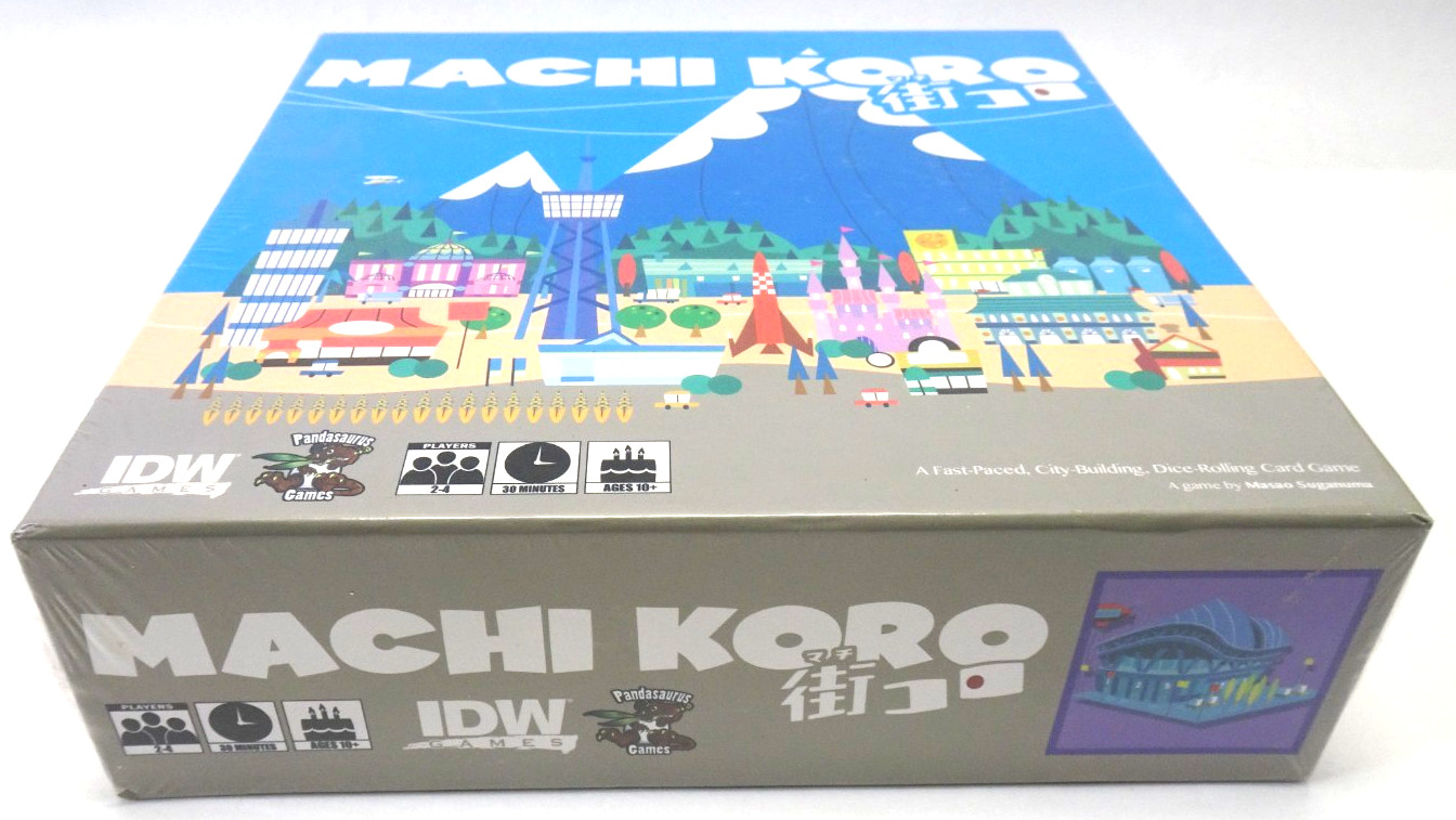 MACHI KORO Japanese City Building Card Strategy Game (English) IDW Games SEALED