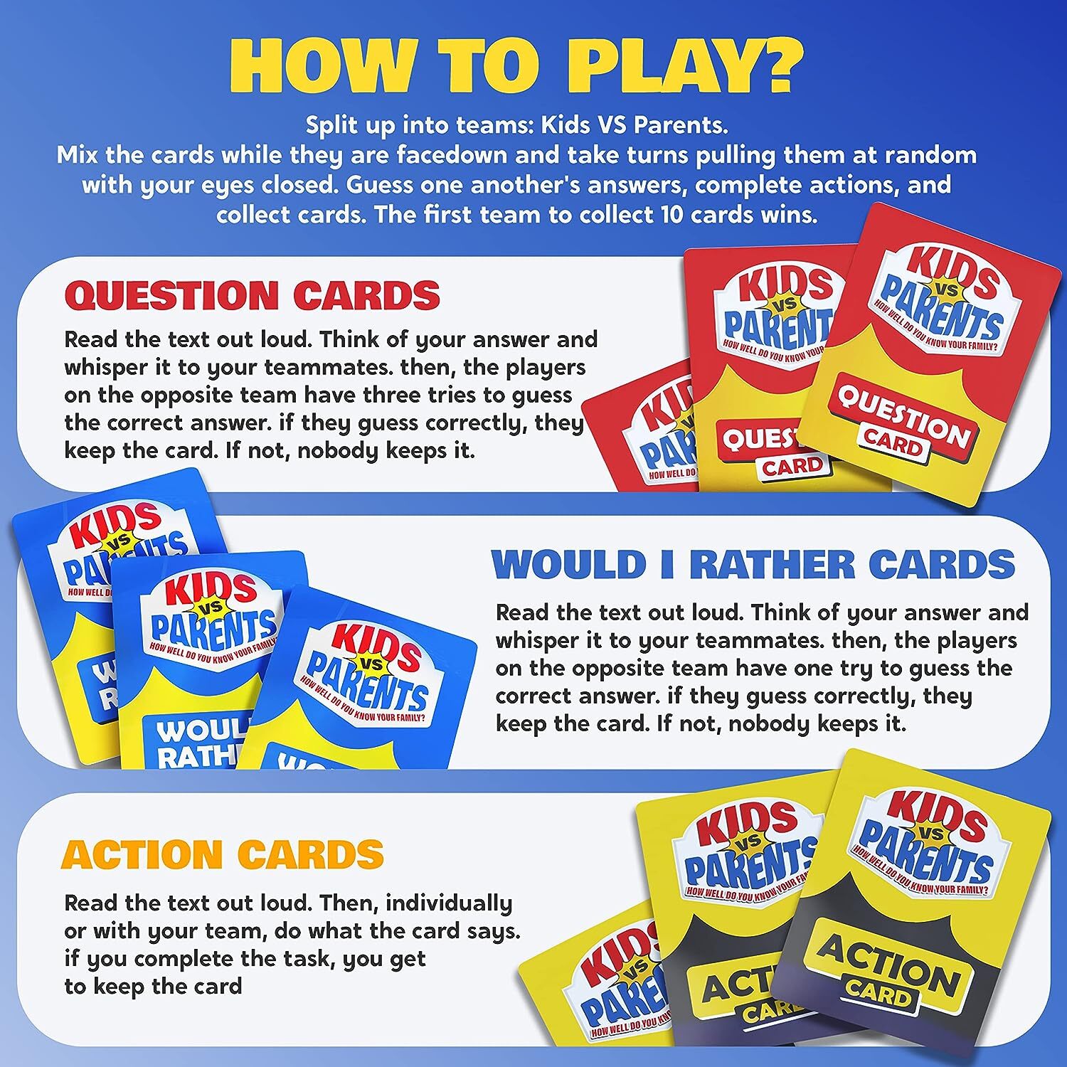 – Family Game for Kids and Adults | Games for Family Game Night | Kids Games Age