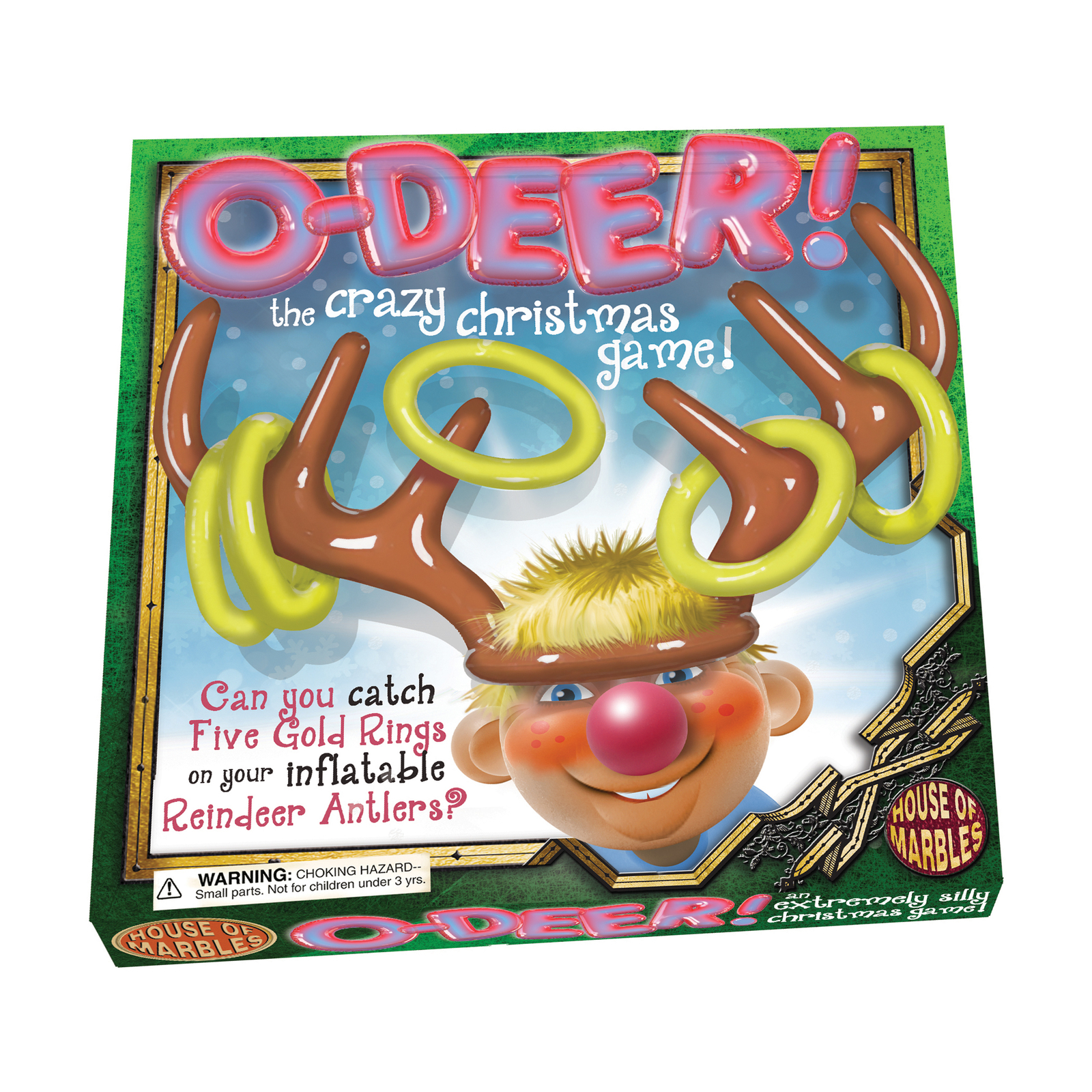 New – House of Marbles O-Deer! – The Crazy Christmas Game – Ages 5+