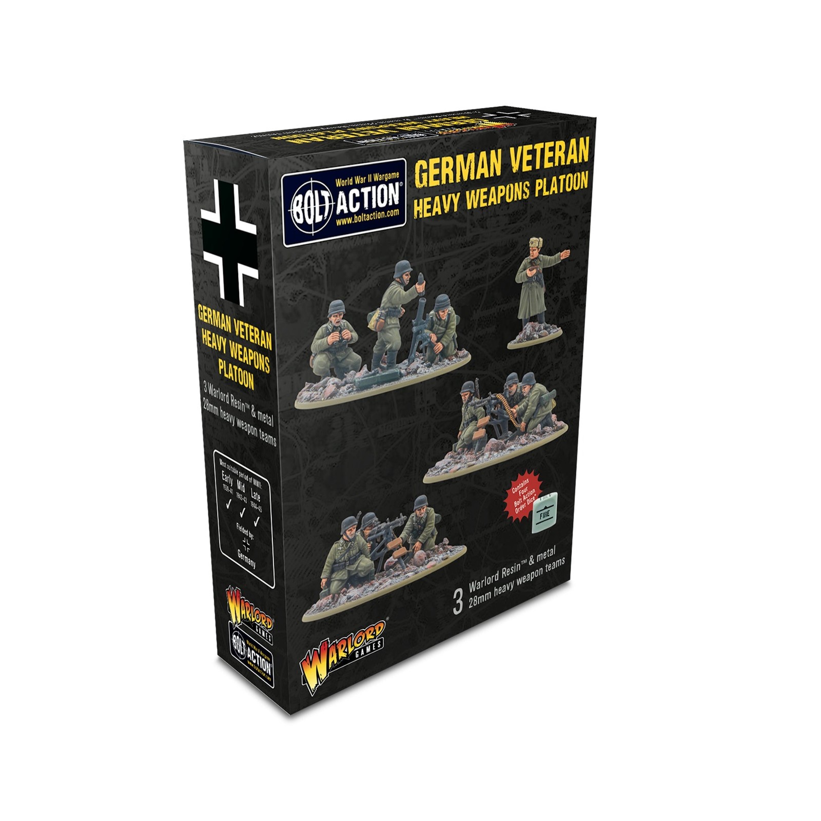 Warlord Games: Bolt Action German Veteran Infantry Heavy Weapons Platoon