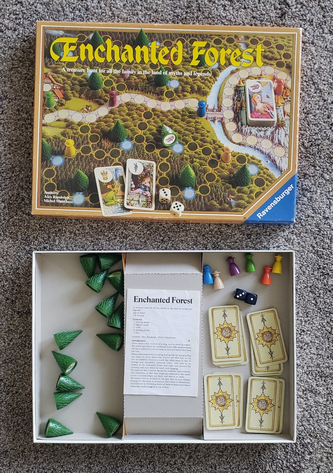 Vintage 1982 Ravensburger Enchanted Forest Board Game #80051 Complete