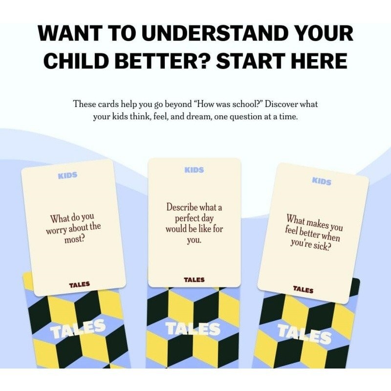 Tales Kids Edition – 150 Conversation Starter Cards JQ