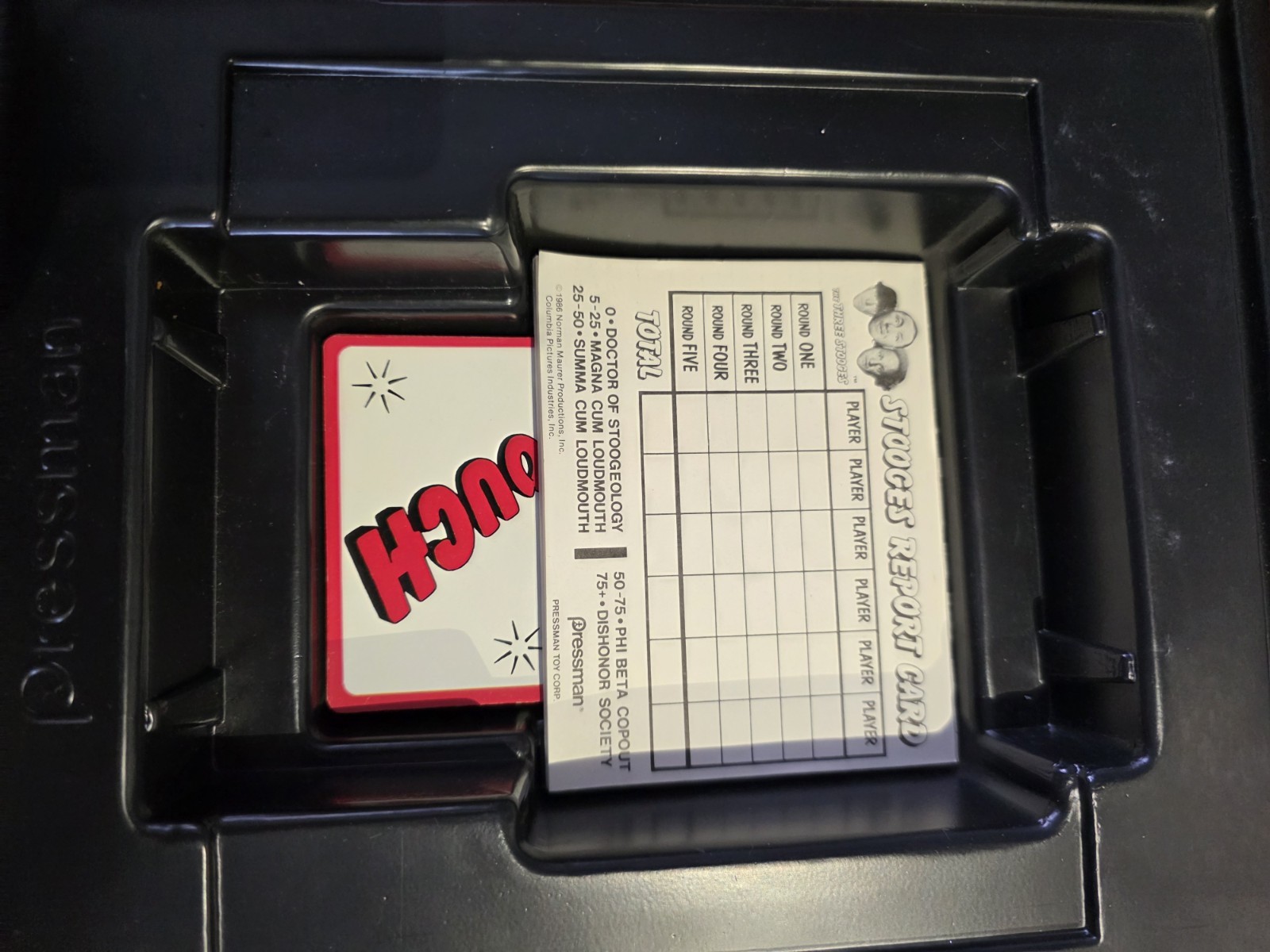1986 “The Three Stooges” VCR Game Pressman Edition 100% Complete EUC
