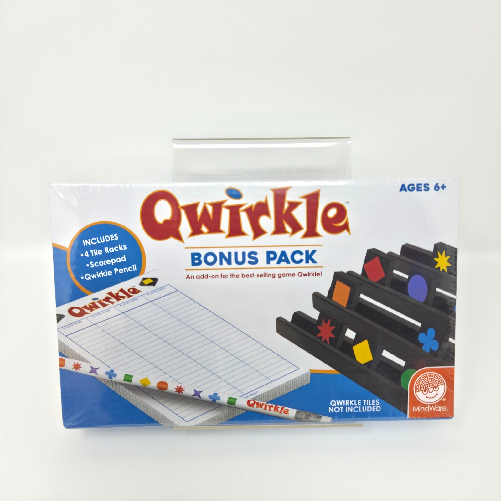 QWIRKLE Bonus Pack – Tile Racks, Scorepad, Pencil – New & Sealed