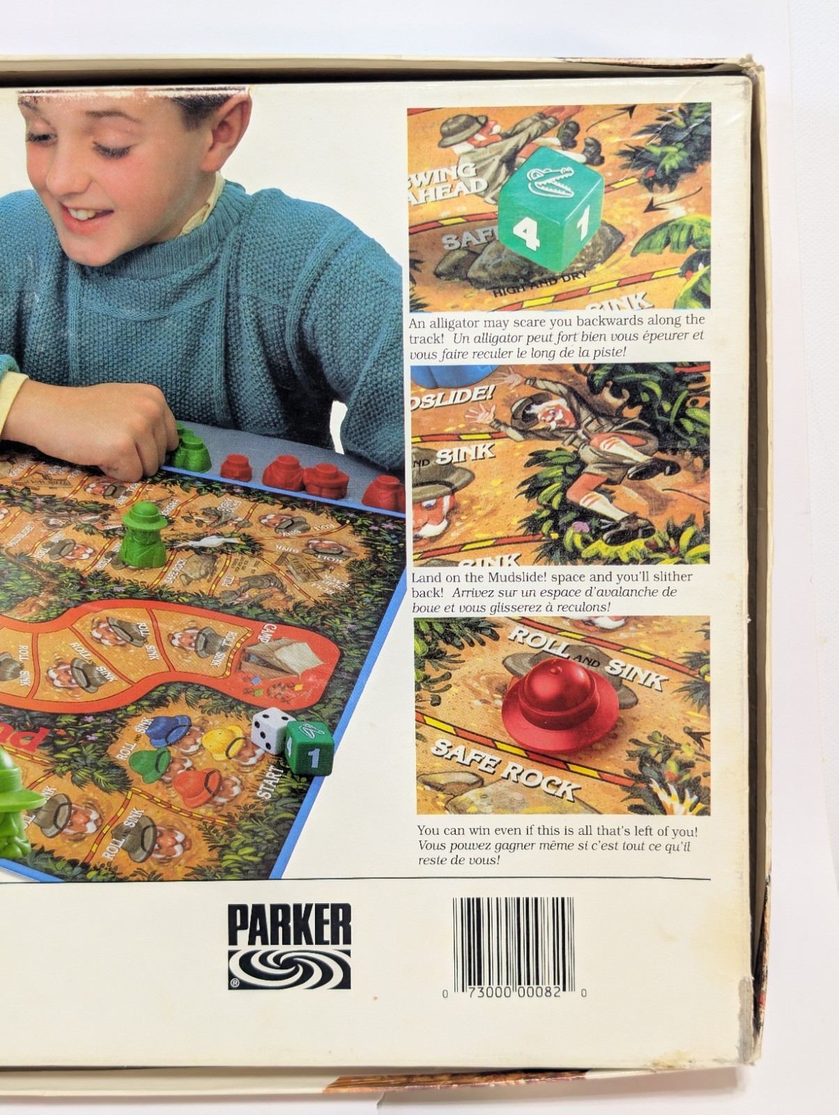 VTG Quicksand Boardgame COMPLETE Parker Brothers 1989 The Slip Slide Sink Game