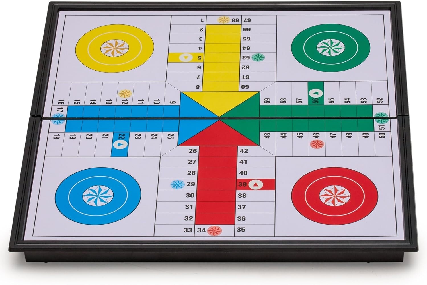 Durable 9.8 In Magnetic Ludo Game Set – Perfect For Travel & Family