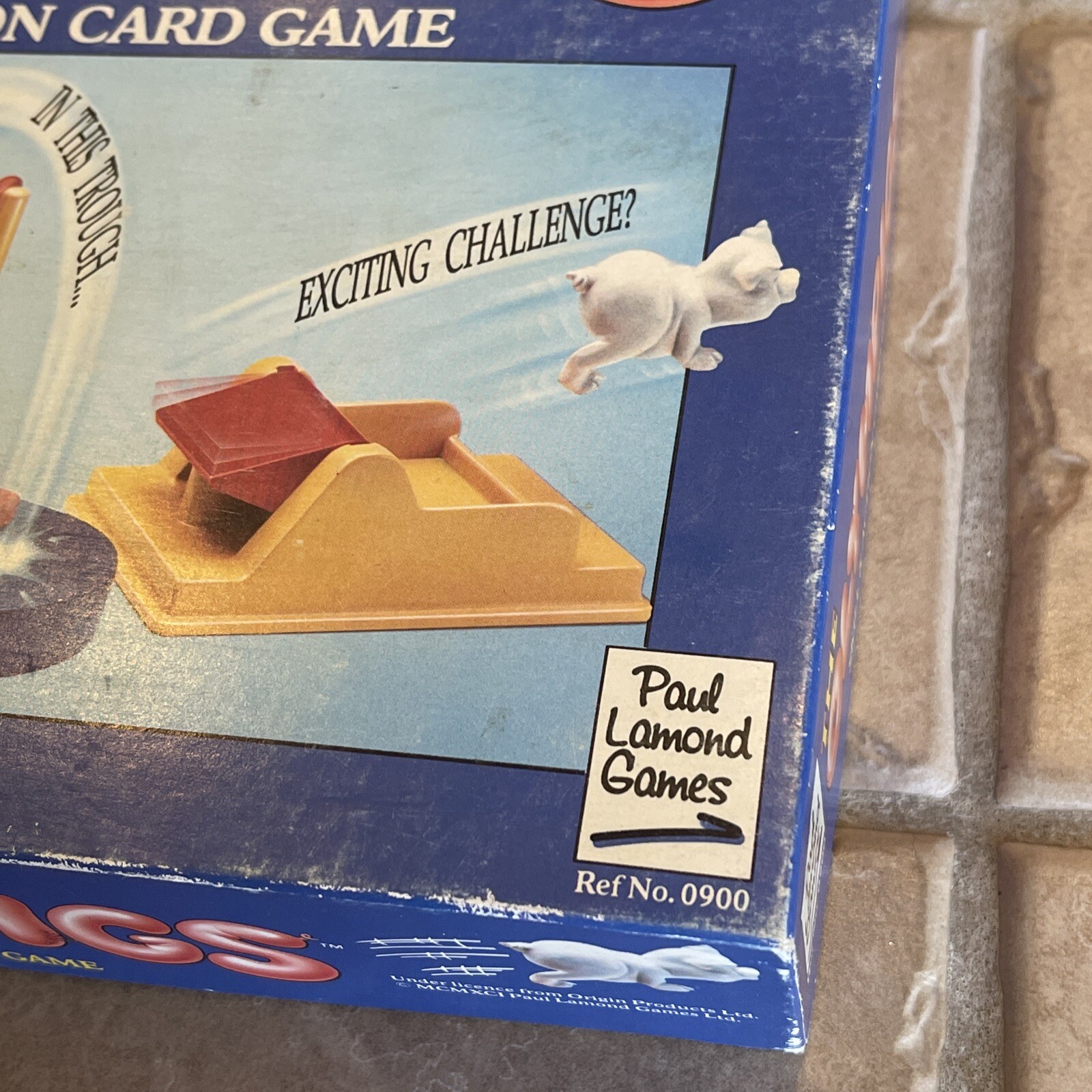 The Olympigs Skill And Action Card Game 1991 Paul Lamond Games Vintage Fun Rare!