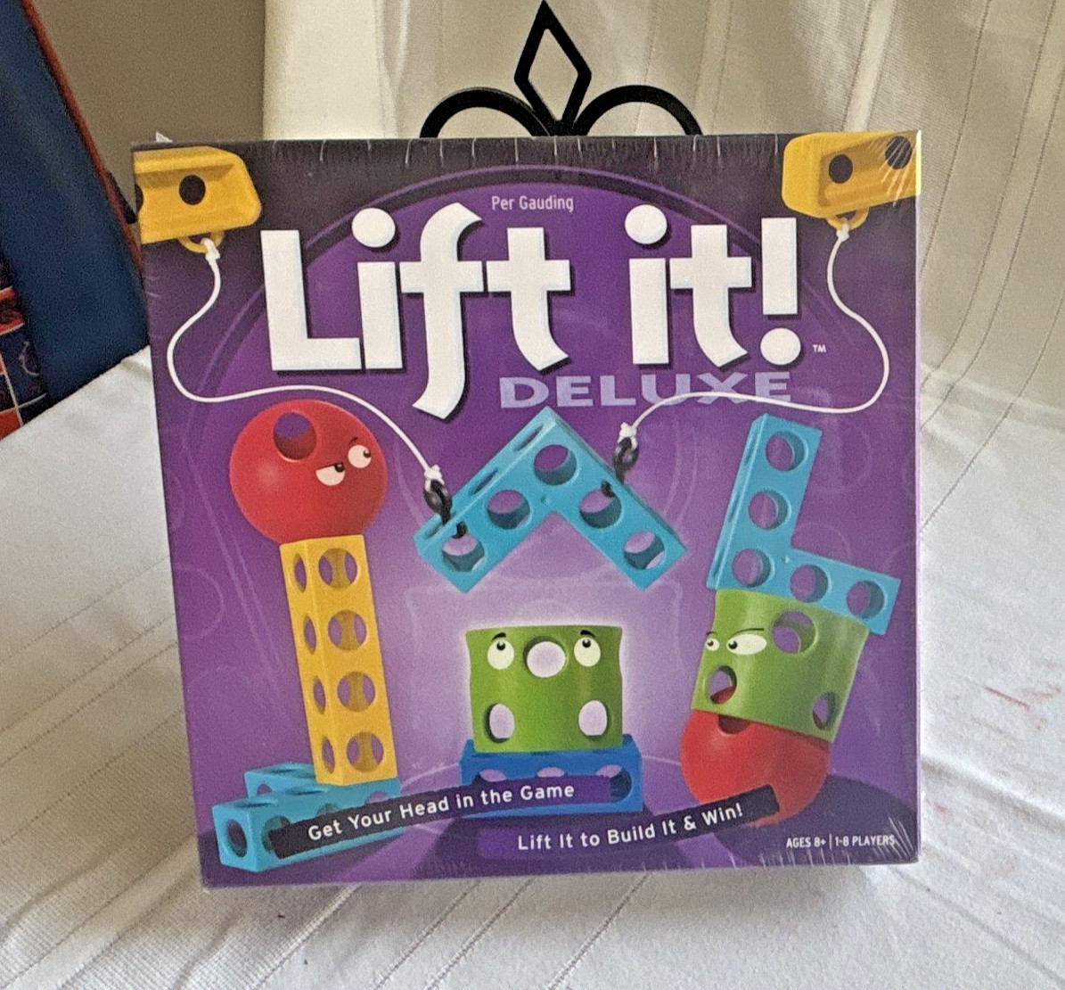 USAopoly Lift it! Deluxe Construction Skill & Action Game w/ Timer, 1-8, Ages 8+
