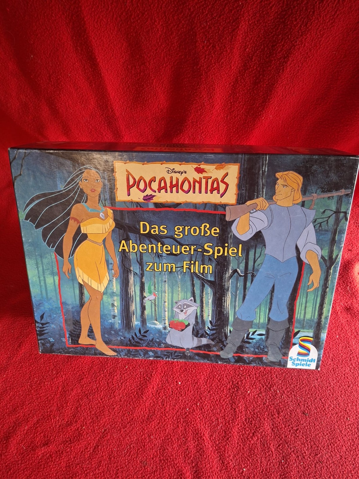 Pocahontas the great adventure game for the movie board game Schmidt games TOP