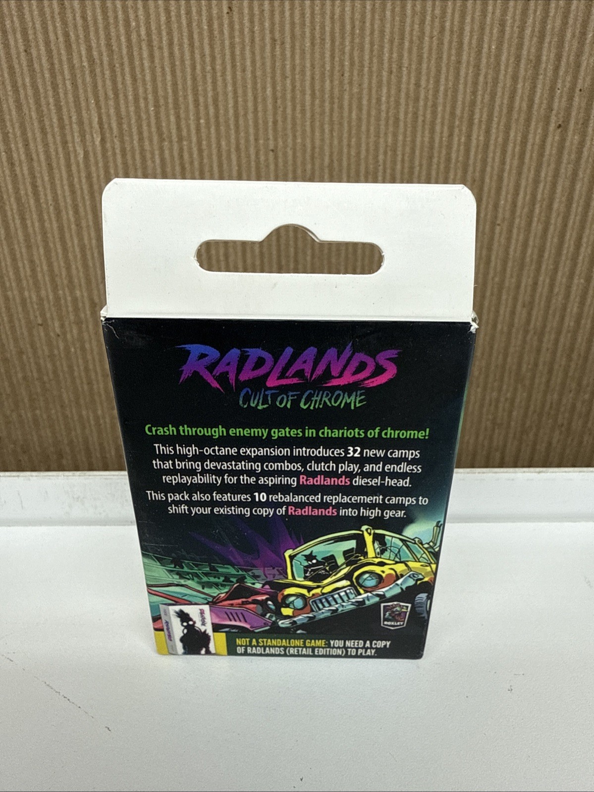 Cult Of Chrome Radlands Expansion (Retail Edition) Card Game 2 Players Roxley