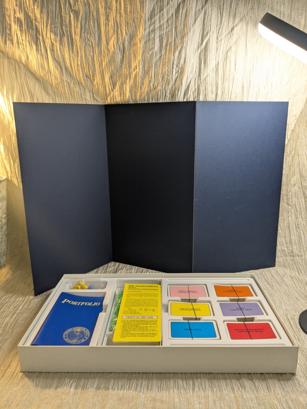 On Assignment with National Geographic Board Game Complete 1990 Vintage Game Fun