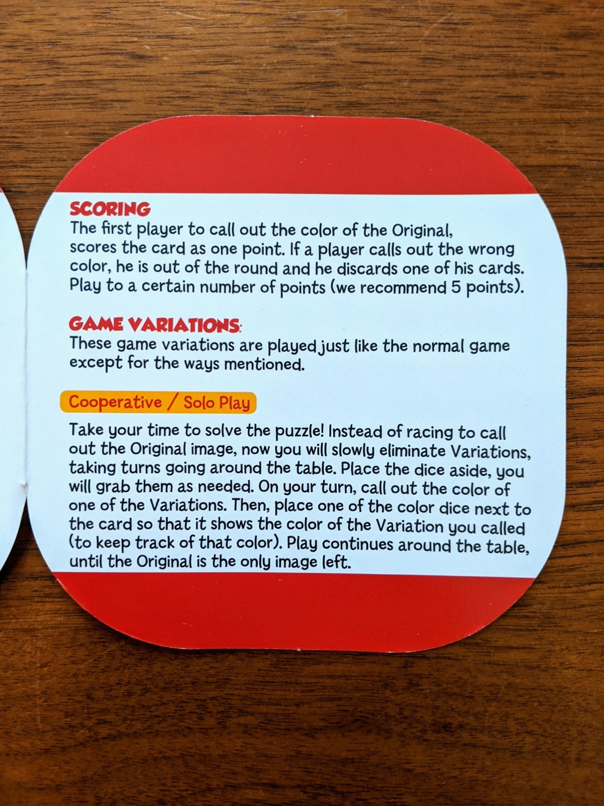 Pin Point! by Blue Orange – Brain Teasing Race to Spot the Difference Card Game