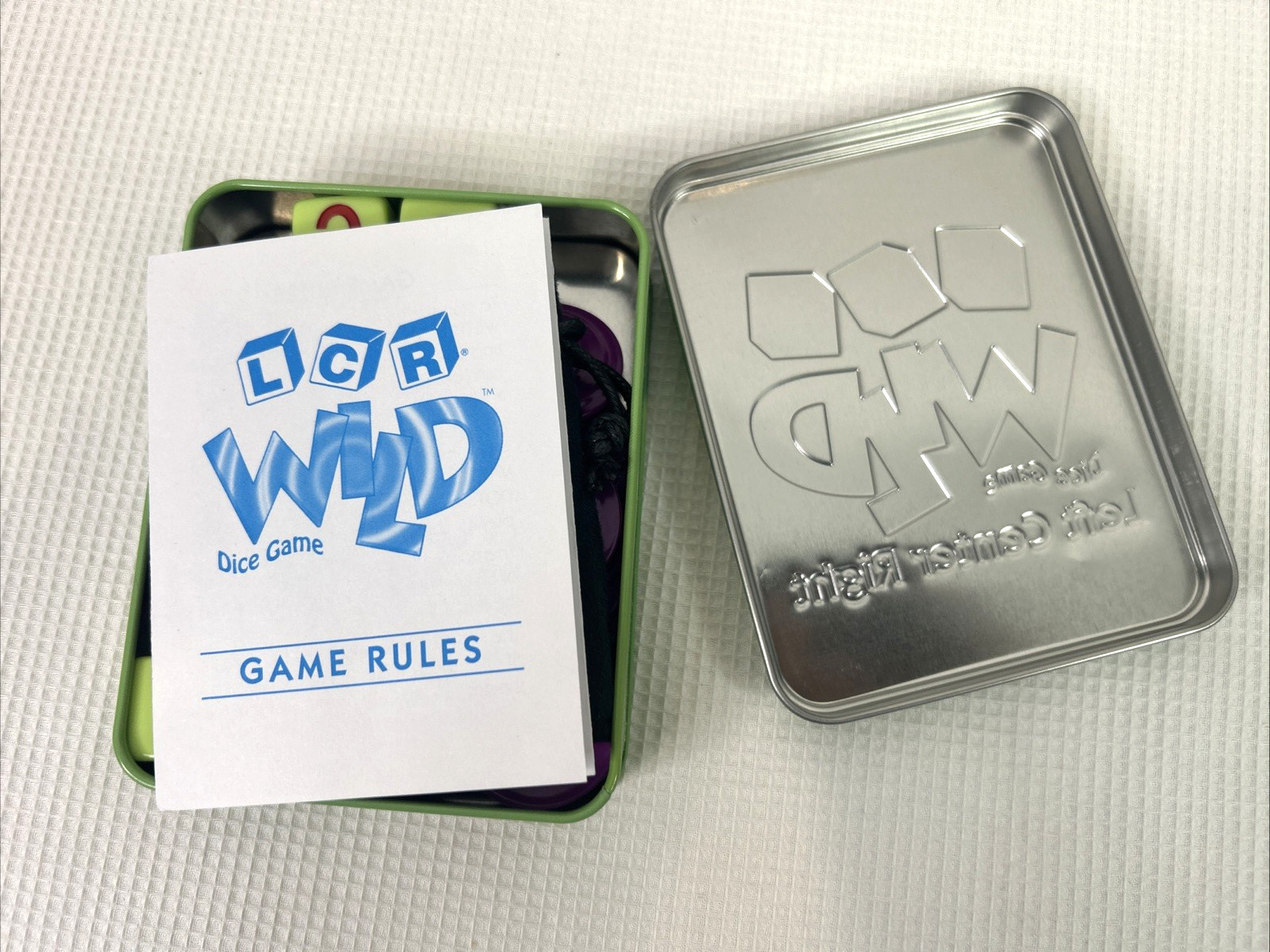LCR Wild Dice Game Ages 8+ Family Game Night 3+ Players VGUC George & Co