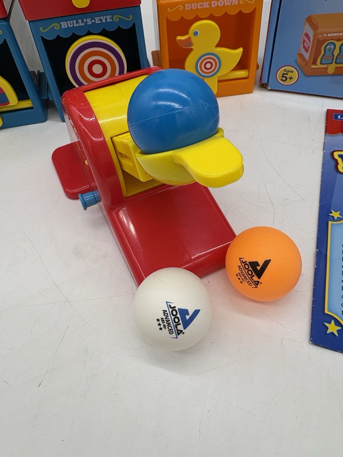 Lakeshore Carnival Knockdown Challenge FF350 Game Complete w/2 REPLACEMENT BALLS