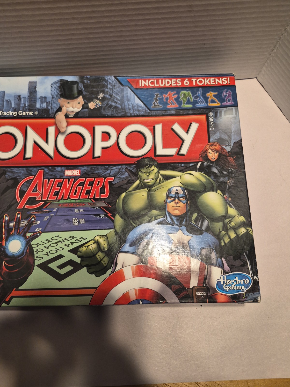 MONOPOLY MARVEL AVENGERS COMPLETE 2014 BOARD GAME! Looks New Some Parts Sealed