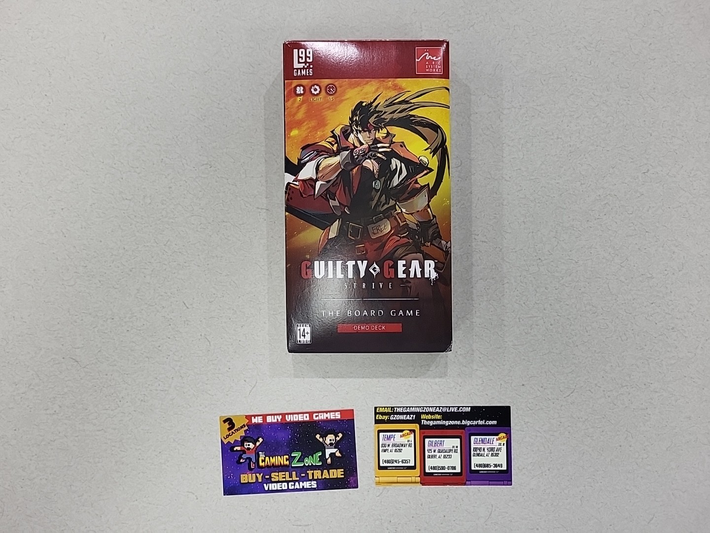 Guilty Gear Strive Board Game – Demo Deck