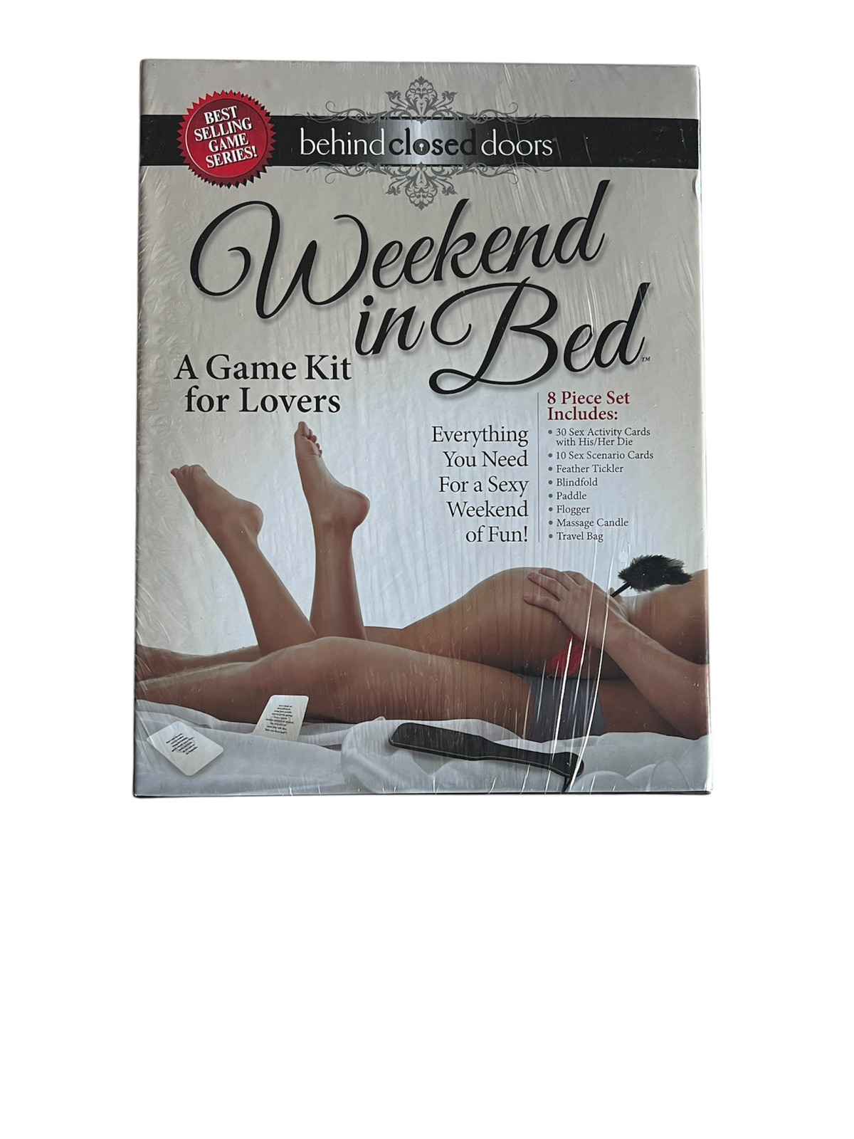Behind Closed Doors Weekend In Bed Game Kit For Lovers Sexy Game For Couples NEW