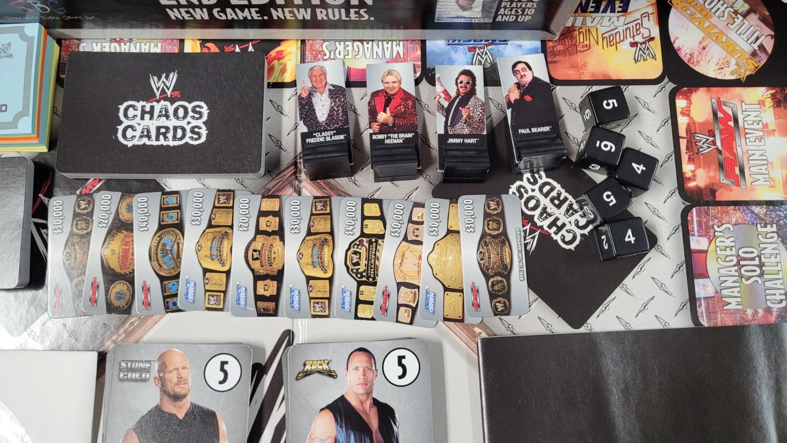Vintage WWE DVD Board Game 2nd Edition 2006 The Rock Stone Cold Hulk Hogan